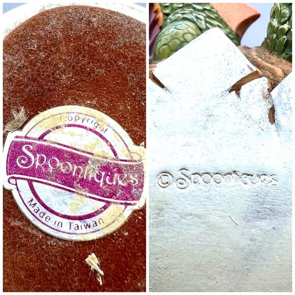 Spooniques Baby Dragon Hatching From Egg Figurine Green Orange Collectible - Picture 2 of 8